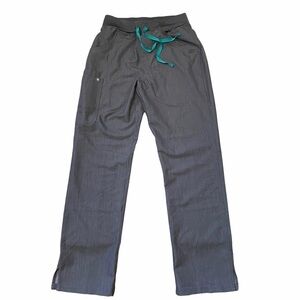 Figs Kade Cargo Scrub Pants Grey Small